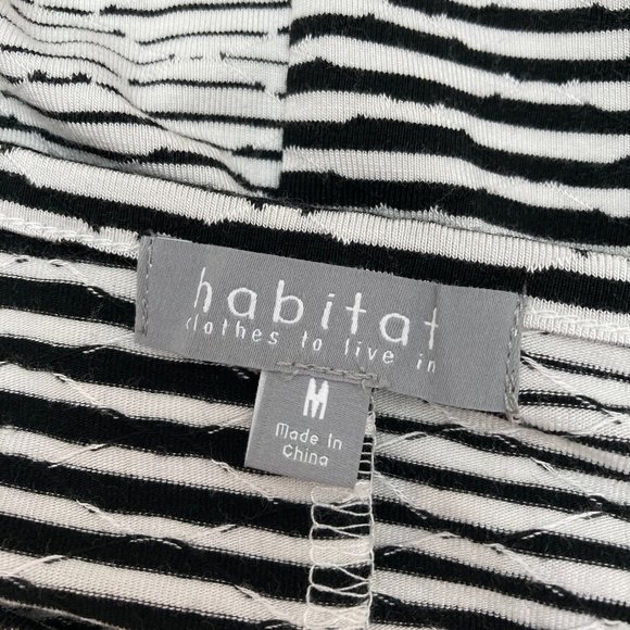 Habitat Clothes To Live In Tunic Pullover Top Striped Abstract Long Sleeve Sz M - Picture 5 of 8